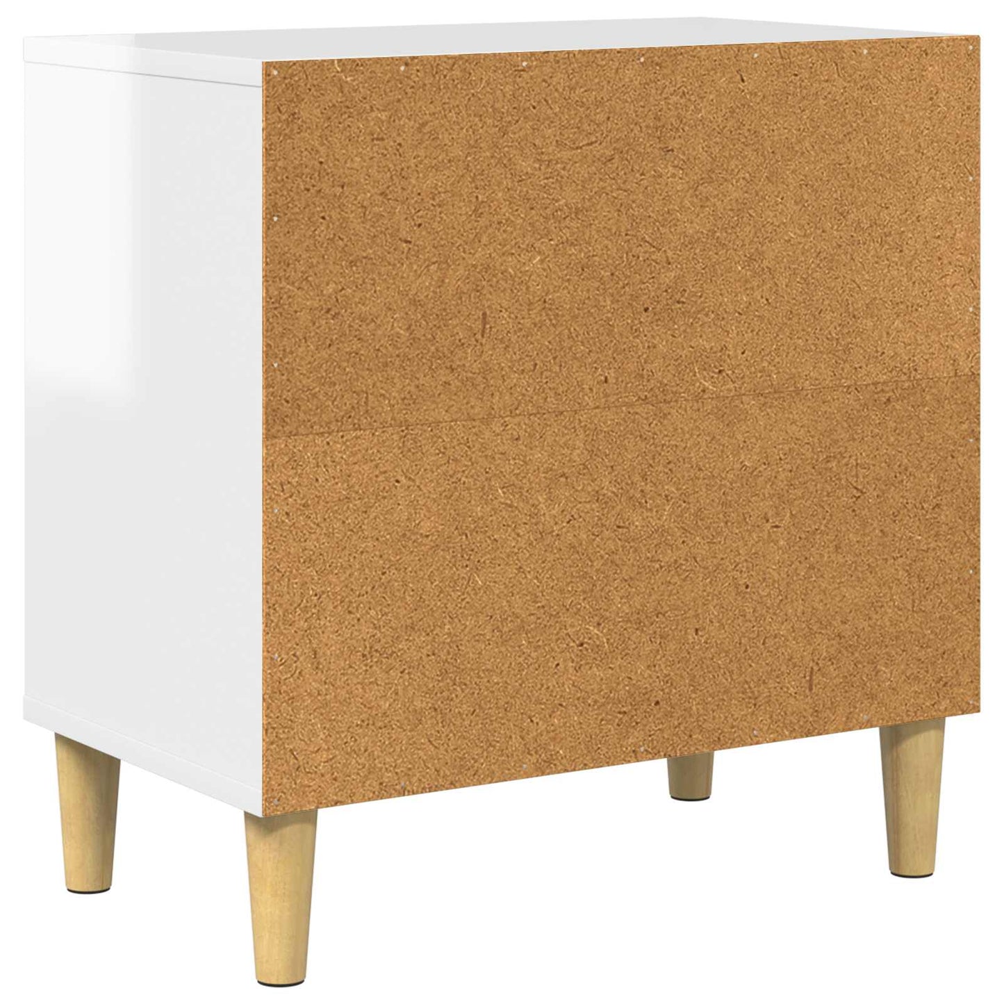 Cat House Gloss White 51 x 30 x 52 cm Engineered Wood