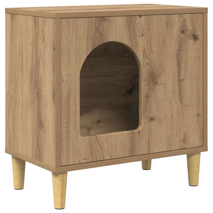 Cat House Artisian Oak 51 x 30 x 52 cm Engineered Wood