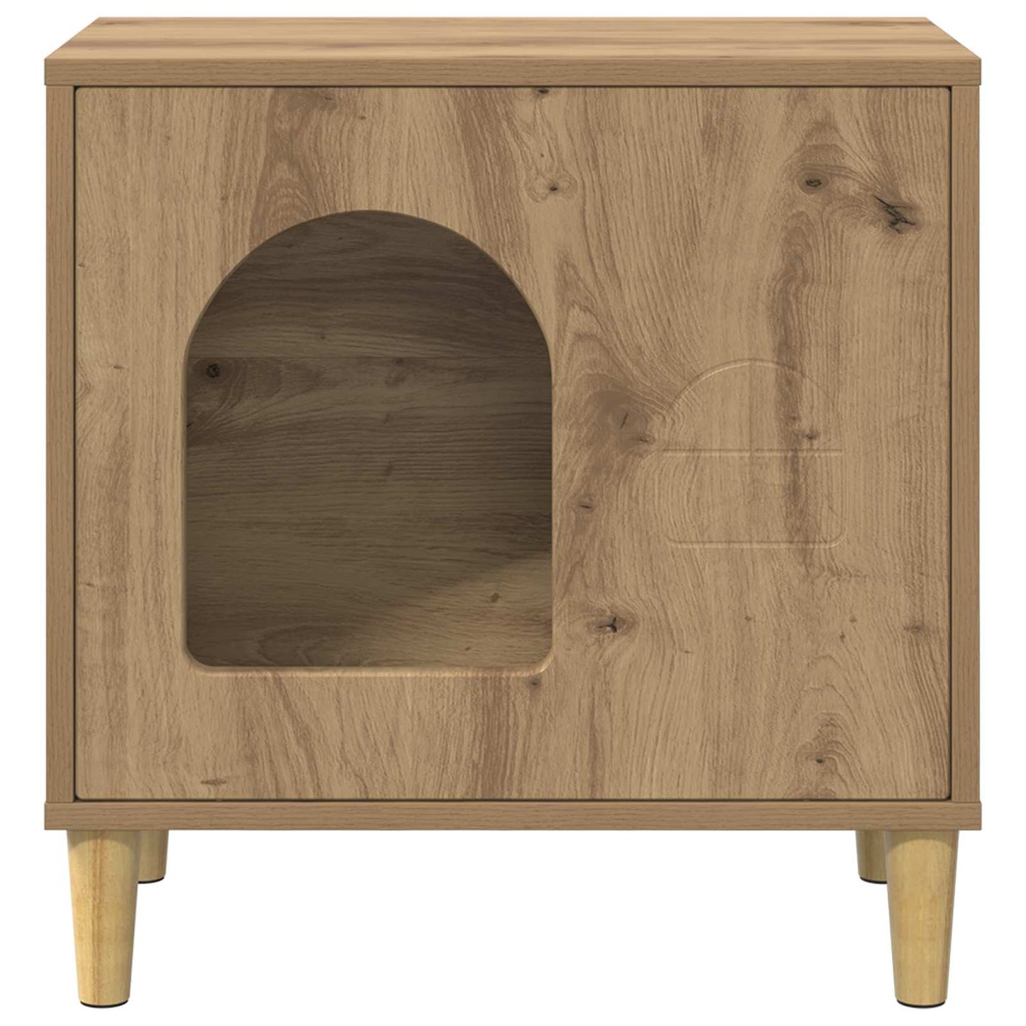 Cat House Artisian Oak 51 x 30 x 52 cm Engineered Wood