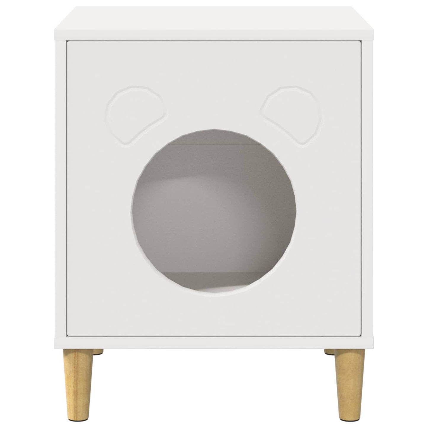 Cat House White 42.5 x 40 x 53 cm Engineered Wood