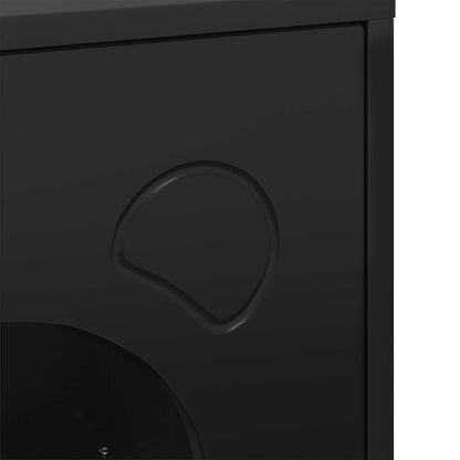 Cat House Black 42.5 x 40 x 53 cm Engineered Wood