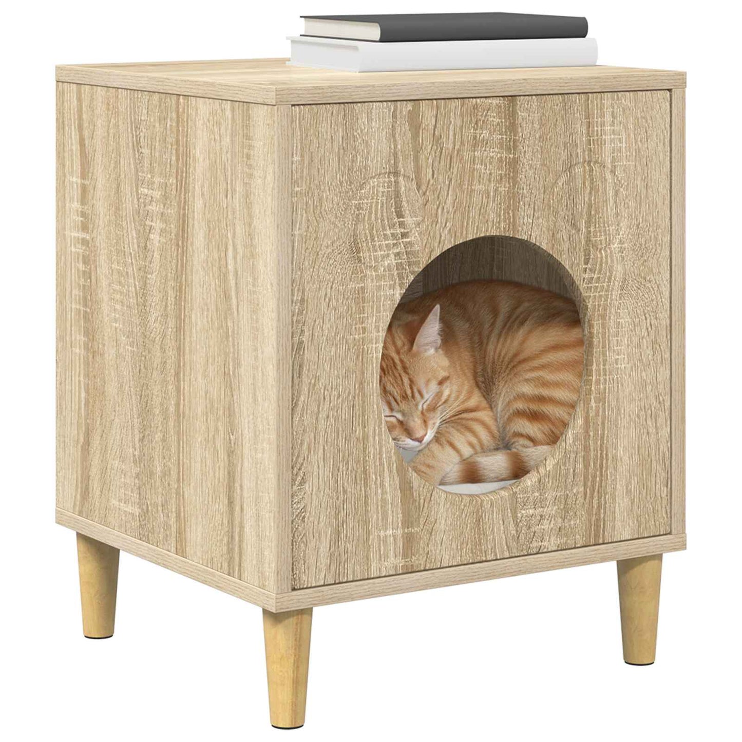 Cat House Sonoma 42.5 x 40 x 53 cm Engineered Wood