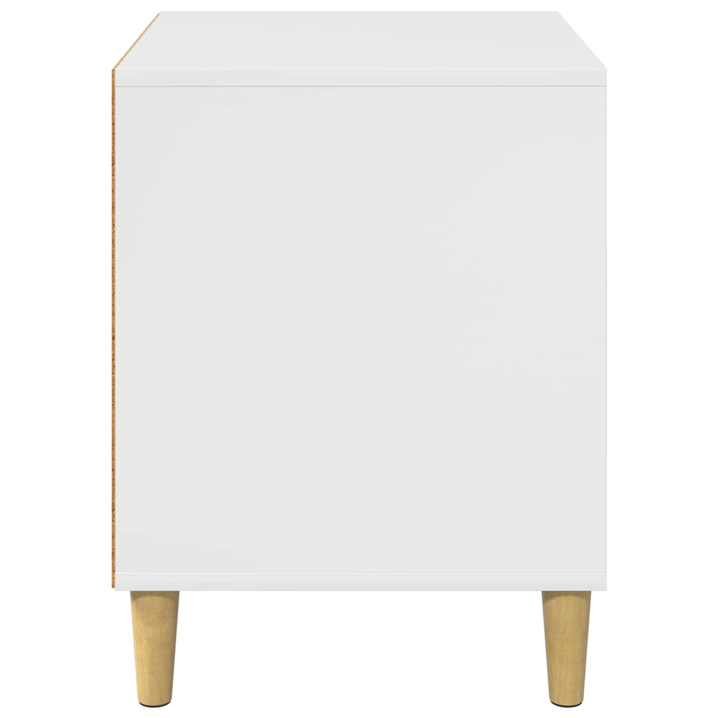 Cat House Gloss White 42.5 x 40 x 53 cm Engineered Wood