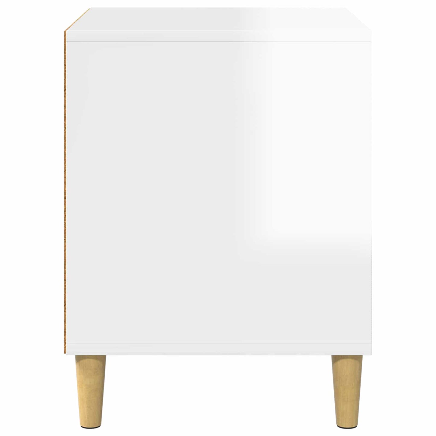 Cat House Gloss White 42.5 x 40 x 53 cm Engineered Wood