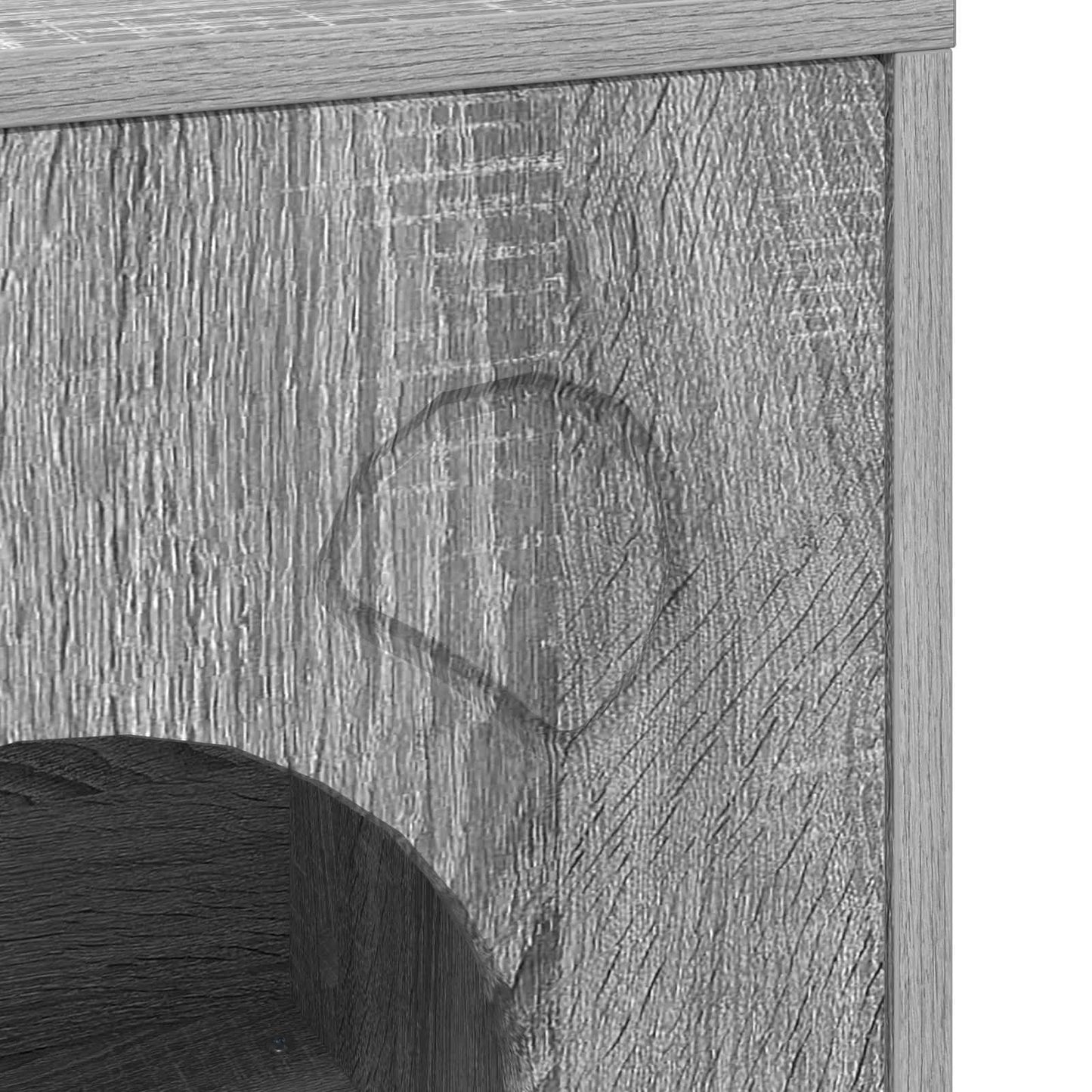 Cat House Grey Sonoma 42.5 x 40 x 53 cm Engineered Wood