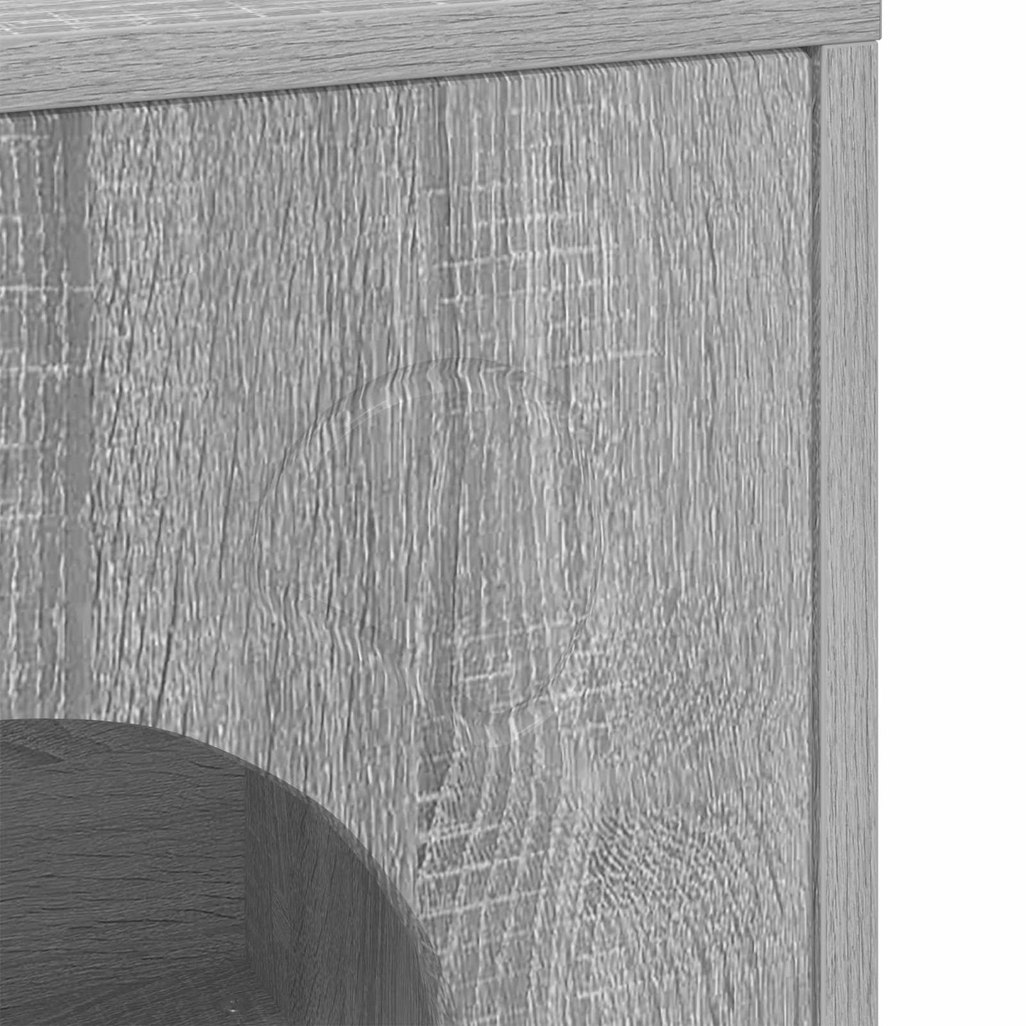 Cat House Grey Sonoma 42.5 x 40 x 53 cm Engineered Wood