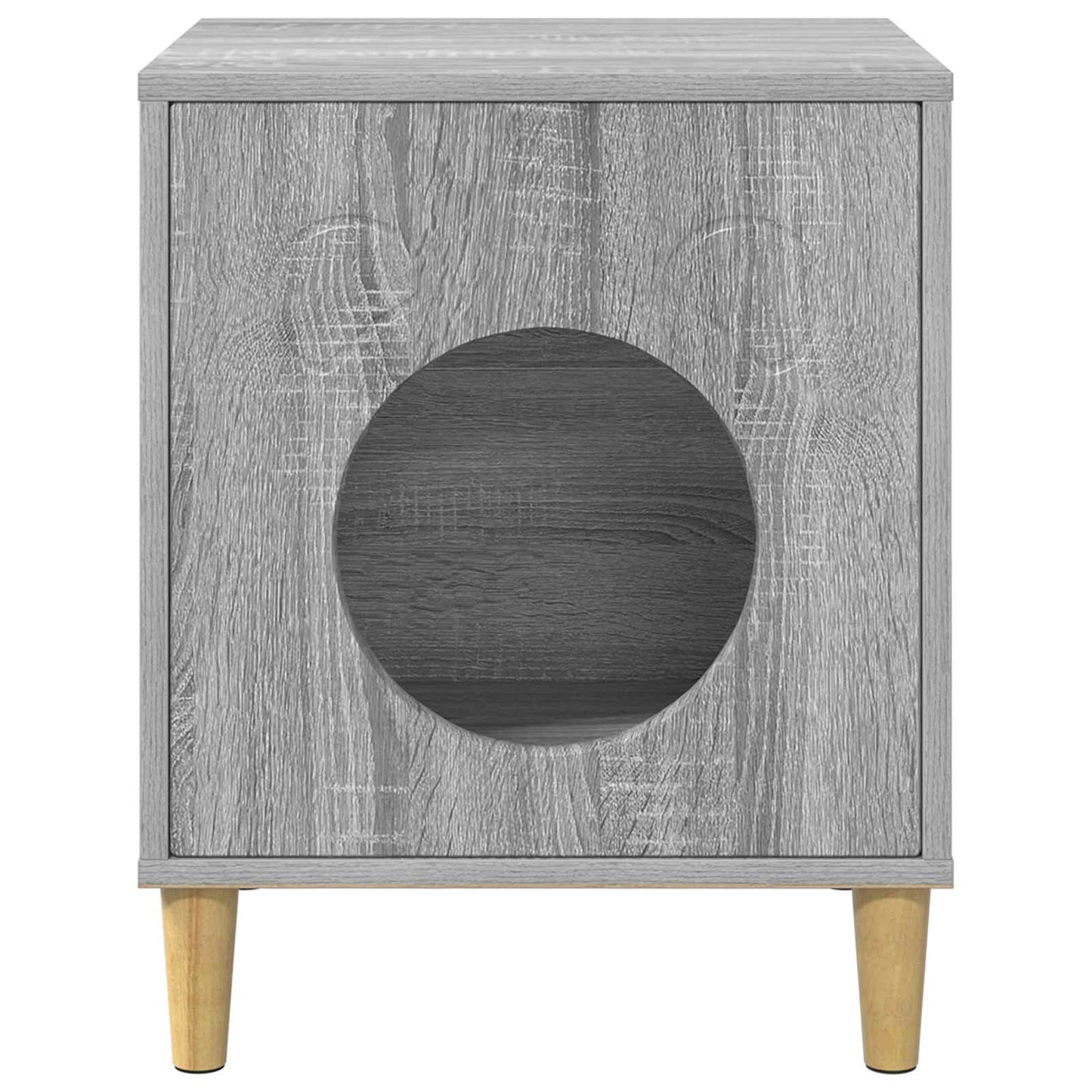 Cat House Grey Sonoma 42.5 x 40 x 53 cm Engineered Wood