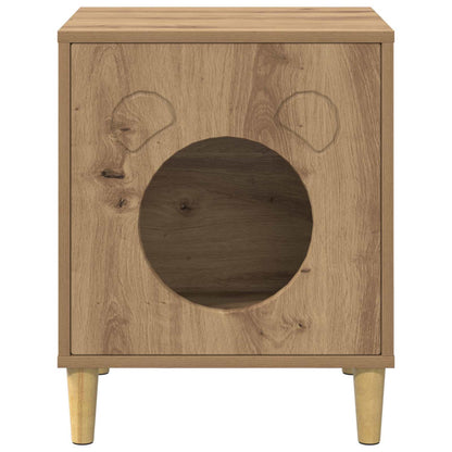 Cat House Artisian Oak 42.5 x 40 x 53 cm Engineered Wood