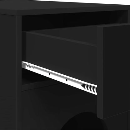 Cat House Black 72 x 42.5 x 70 cm Engineered Wood