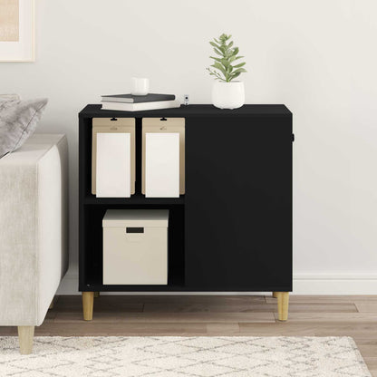 Cat House Black 72 x 42.5 x 70 cm Engineered Wood