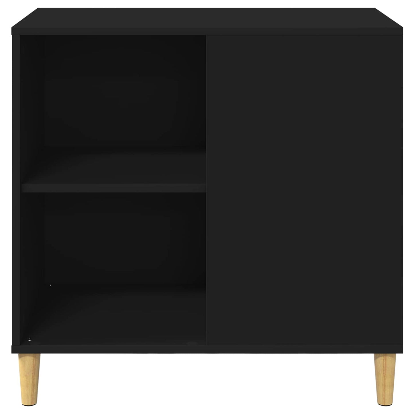 Cat House Black 72 x 42.5 x 70 cm Engineered Wood