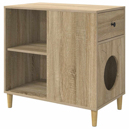 Cat House Sonoma 72 x 42.5 x 70 cm Engineered Wood