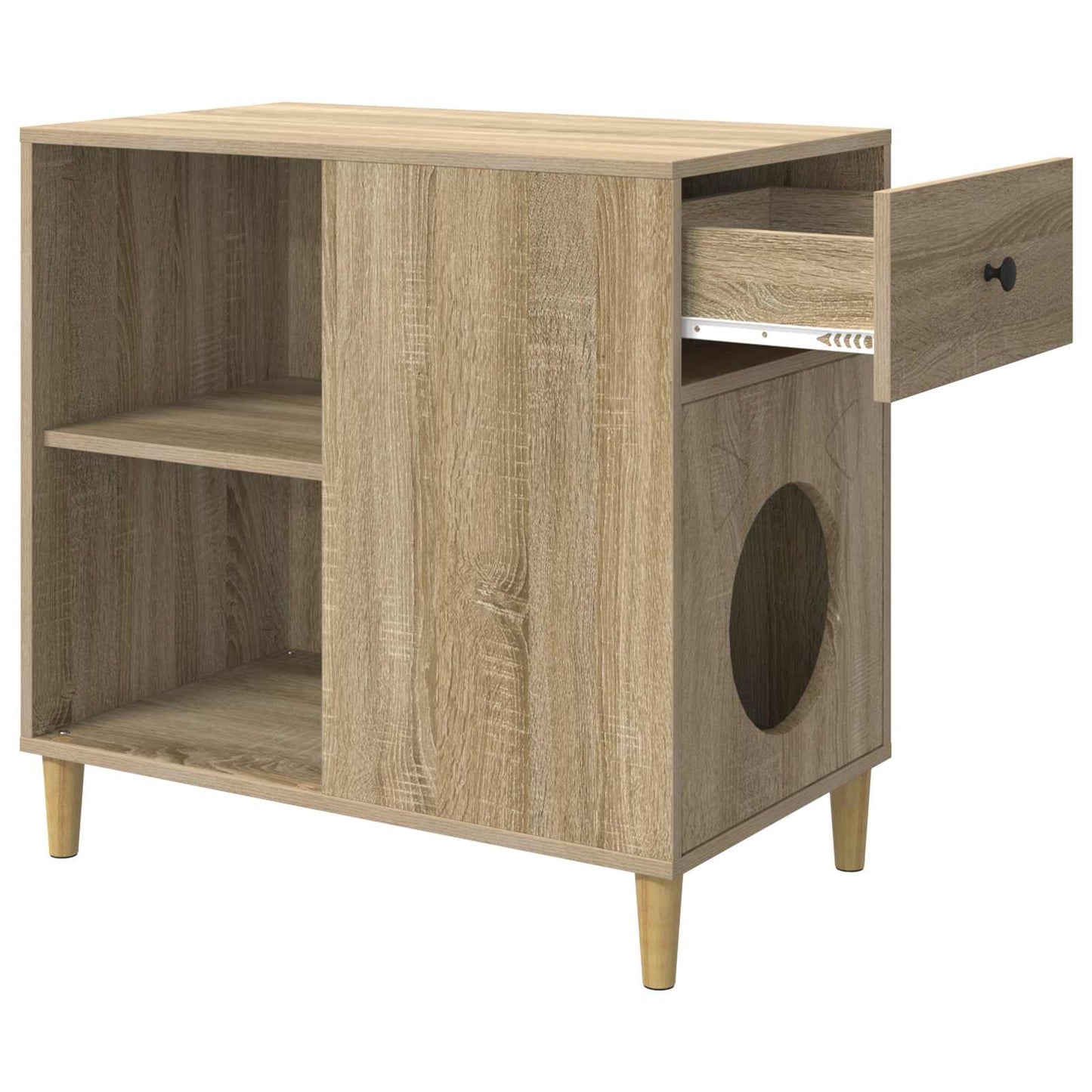 Cat House Sonoma 72 x 42.5 x 70 cm Engineered Wood