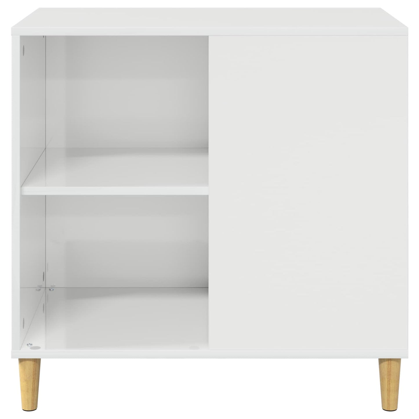 Cat House Gloss White 72 x 42.5 x 70 cm Engineered Wood