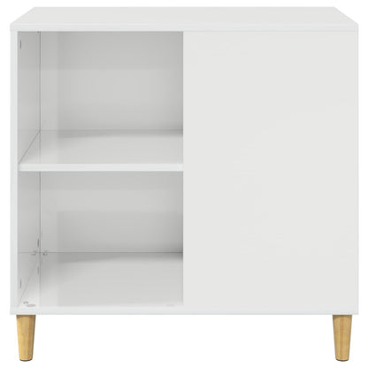 Cat House Gloss White 72 x 42.5 x 70 cm Engineered Wood