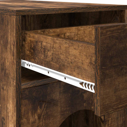 Cat House Smoked Oak 72 x 42.5 x 70 cm Engineered Wood