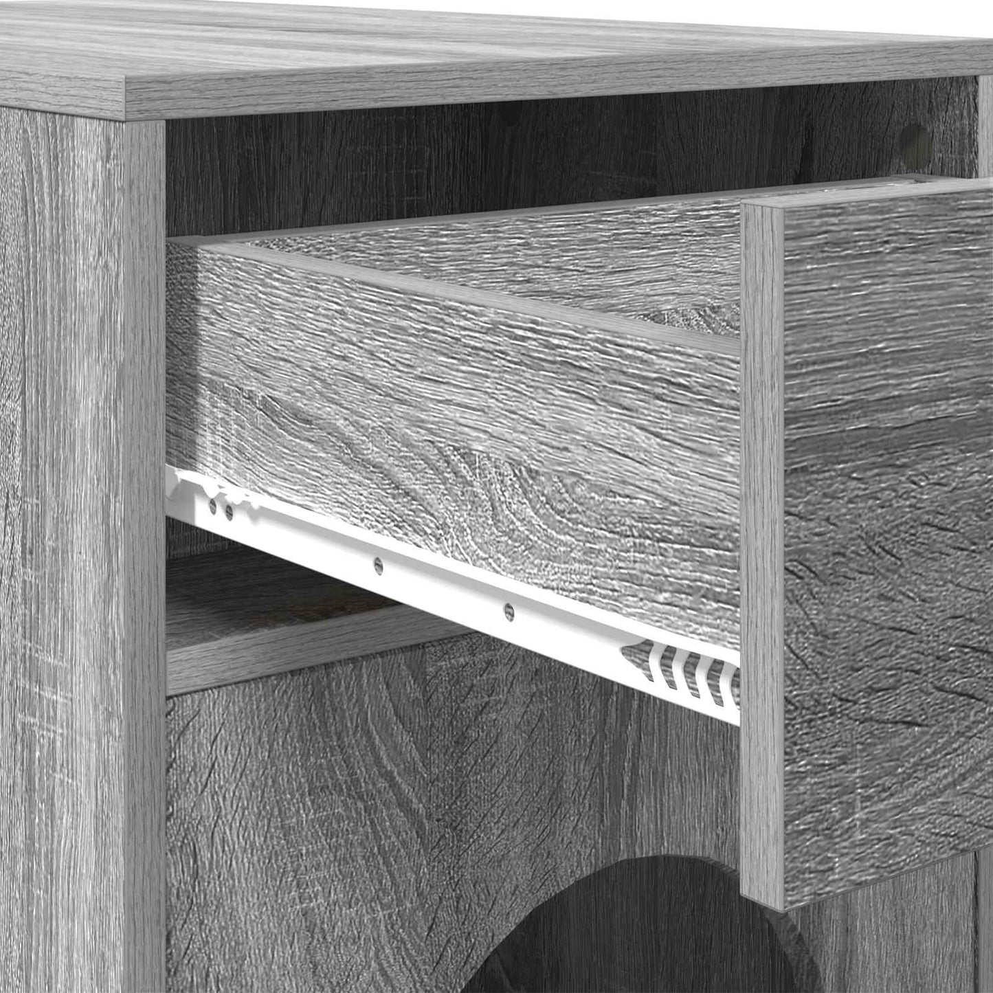 Cat House Grey Sonoma 72 x 42.5 x 70 cm Engineered Wood