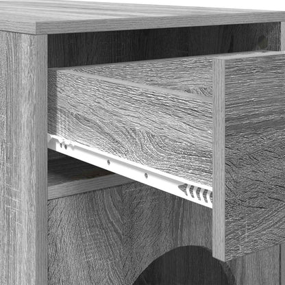 Cat House Grey Sonoma 72 x 42.5 x 70 cm Engineered Wood