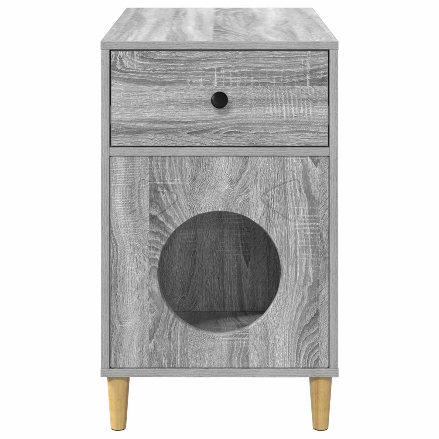 Cat House Grey Sonoma 72 x 42.5 x 70 cm Engineered Wood
