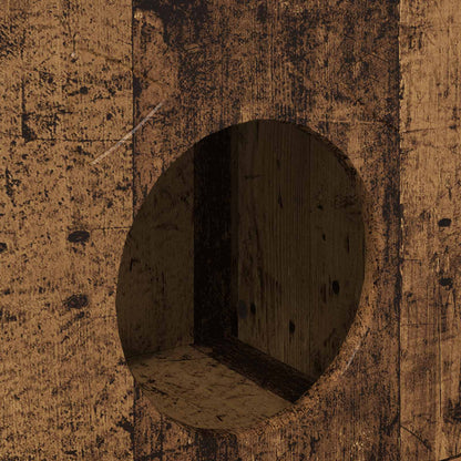Cat House Old Wood 72 x 42.5 x 70 cm Engineered Wood