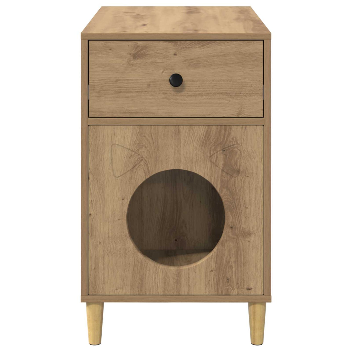 Cat House Artisian Oak 72 x 42.5 x 70 cm Engineered Wood