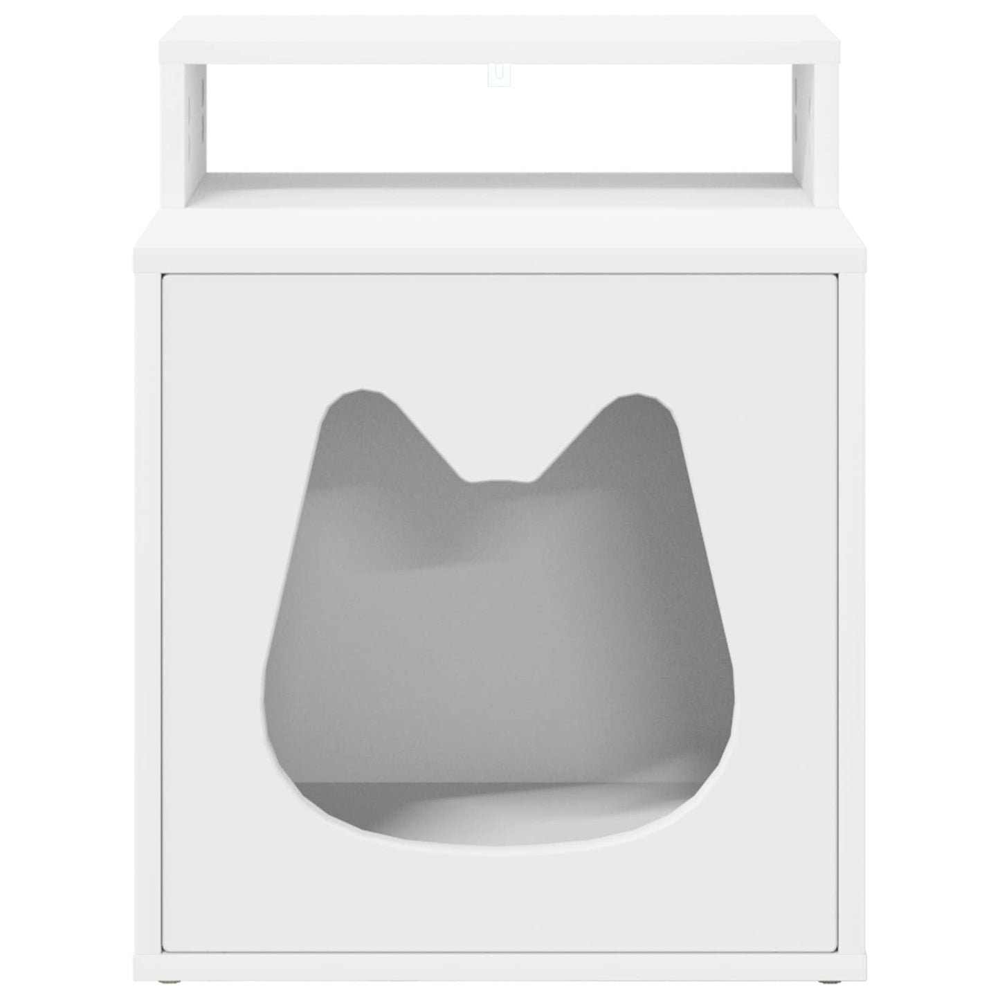Cat House White 42.5 x 40 x 53.5 cm Engineered Wood