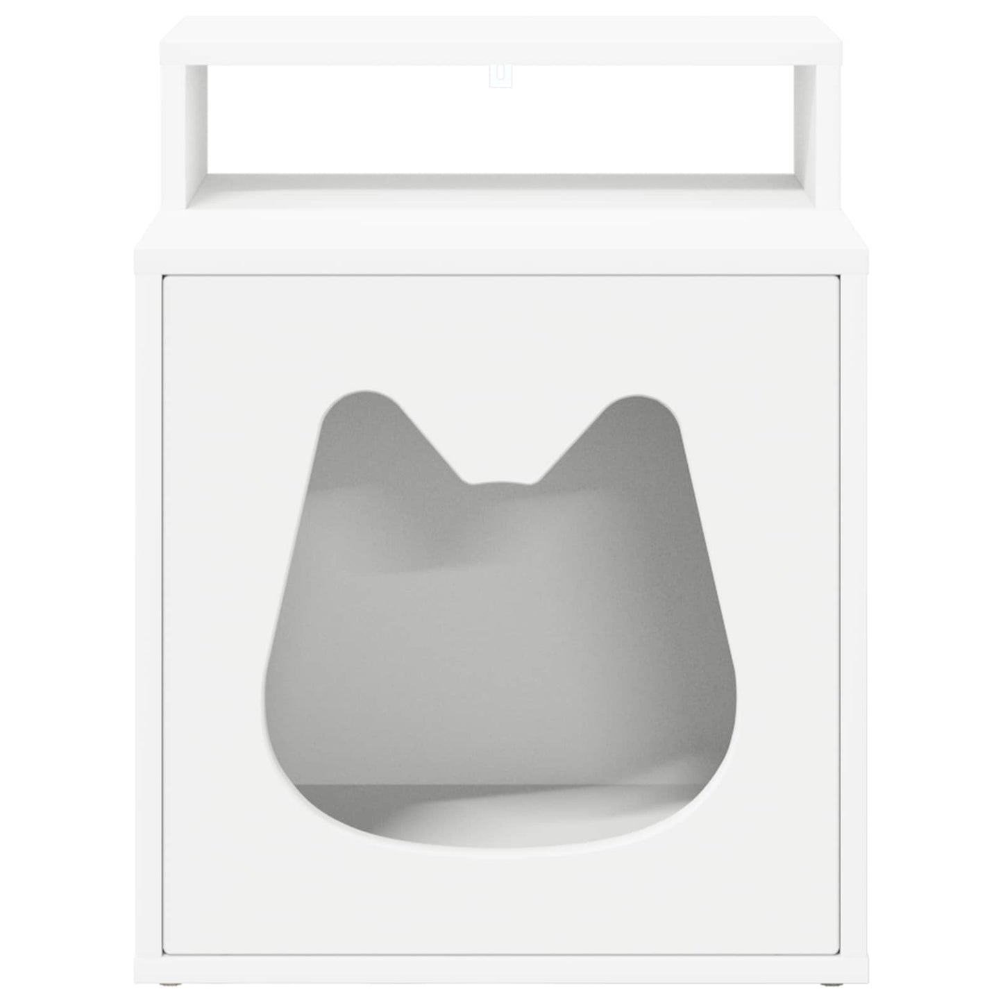 Cat House White 42.5 x 40 x 53.5 cm Engineered Wood