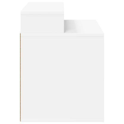 Cat House White 42.5 x 40 x 53.5 cm Engineered Wood