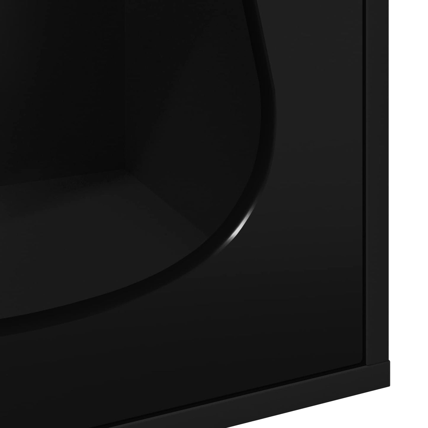 Cat House Black 42.5 x 40 x 53.5 cm Engineered Wood