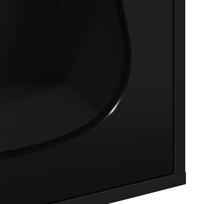 Cat House Black 42.5 x 40 x 53.5 cm Engineered Wood