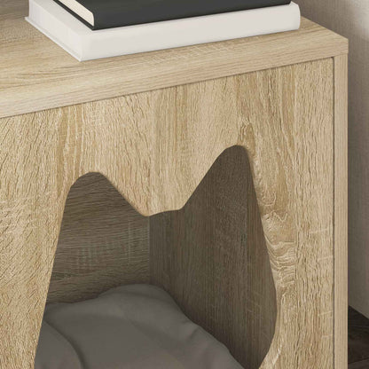 Cat House Sonoma 42.5 x 40 x 53.5 cm Engineered Wood