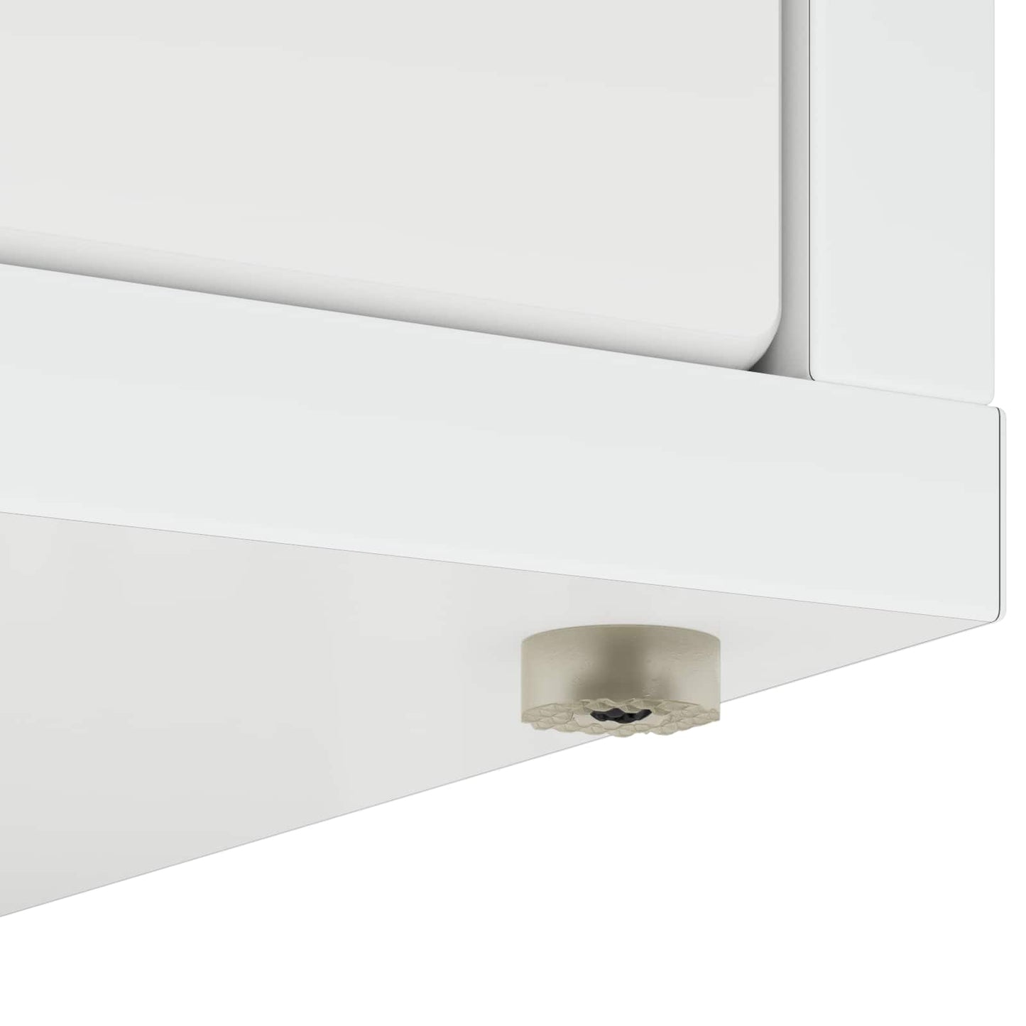 Cat House Gloss White 42.5 x 40 x 53.5 cm Engineered Wood