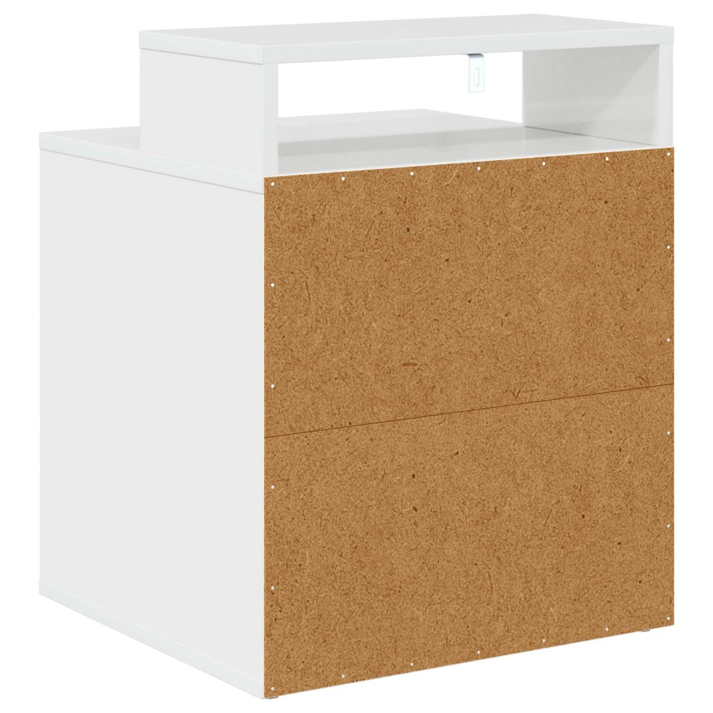 Cat House Gloss White 42.5 x 40 x 53.5 cm Engineered Wood