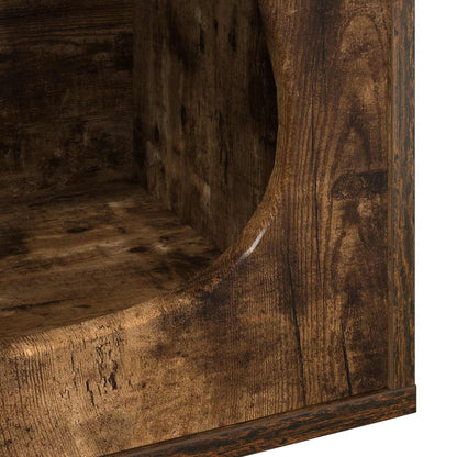 Cat House Smoked Oak 42.5 x 40 x 53.5 cm Engineered Wood