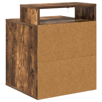 Cat House Smoked Oak 42.5 x 40 x 53.5 cm Engineered Wood