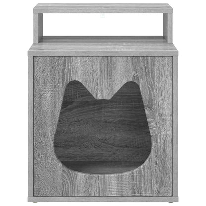 Cat House Grey Sonoma 42.5 x 40 x 53.5 cm Engineered Wood