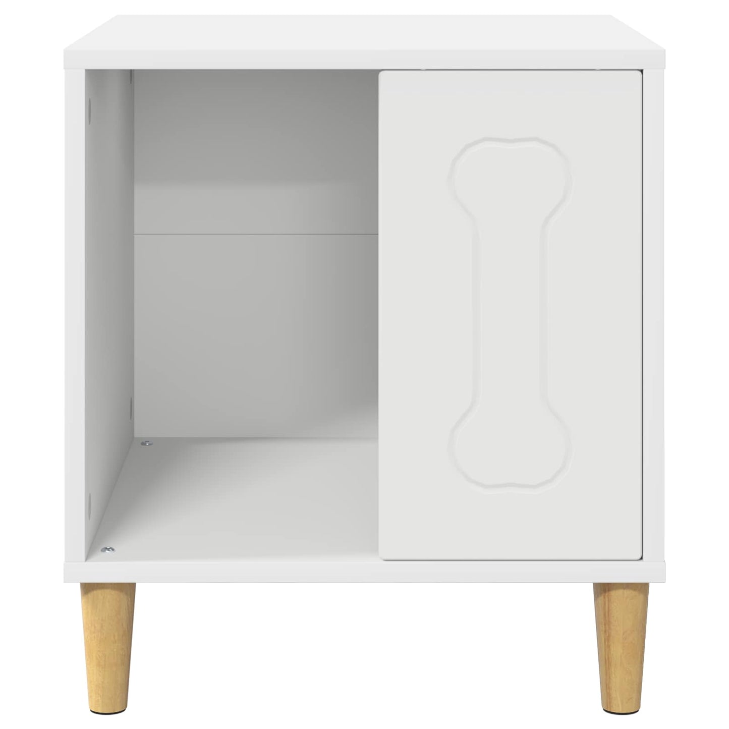 Dog House White 44 x 42 x 49 cm Engineered Wood