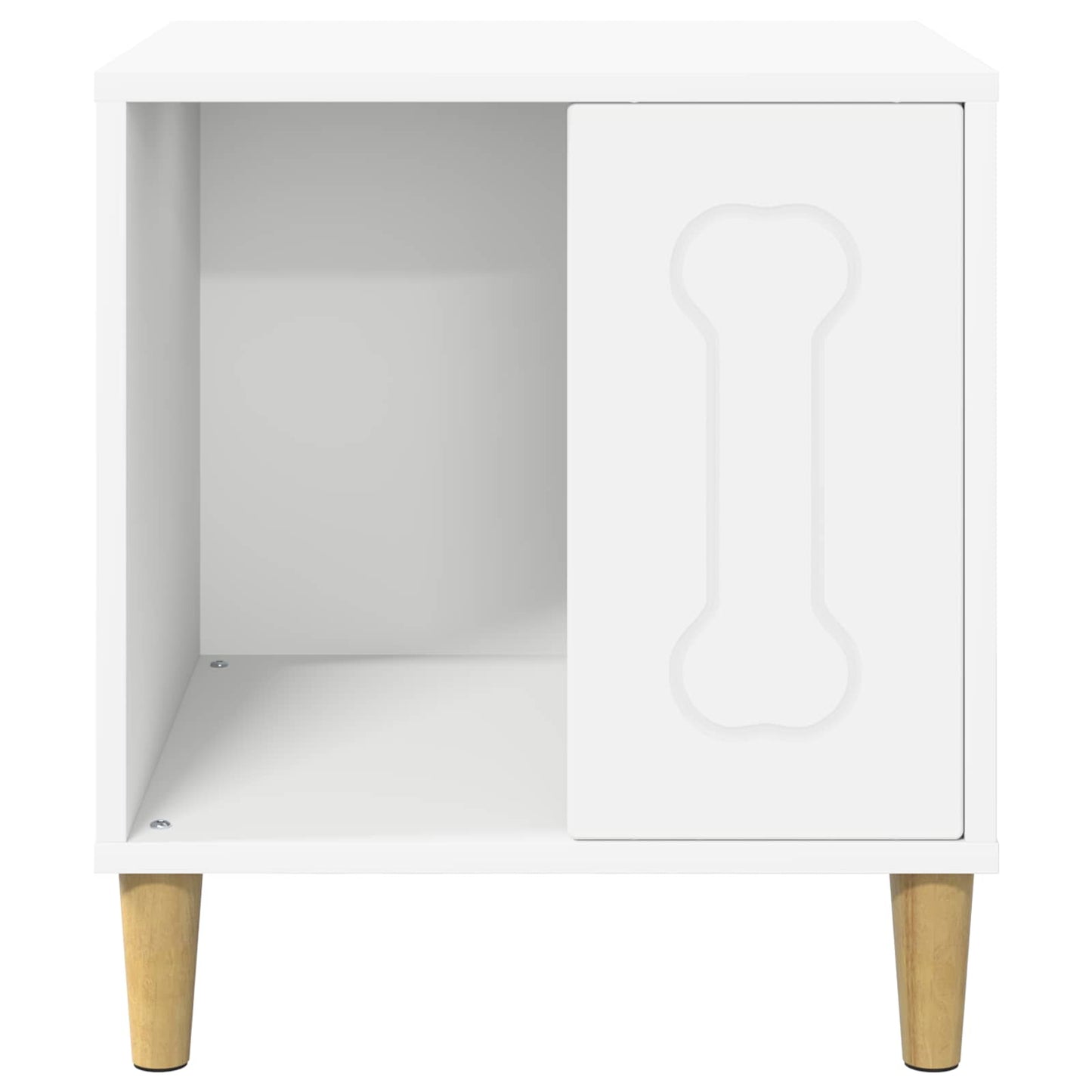 Dog House White 44 x 42 x 49 cm Engineered Wood