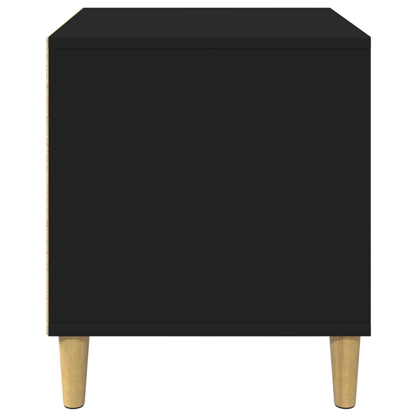 Dog House Black 44 x 42 x 49 cm Engineered Wood