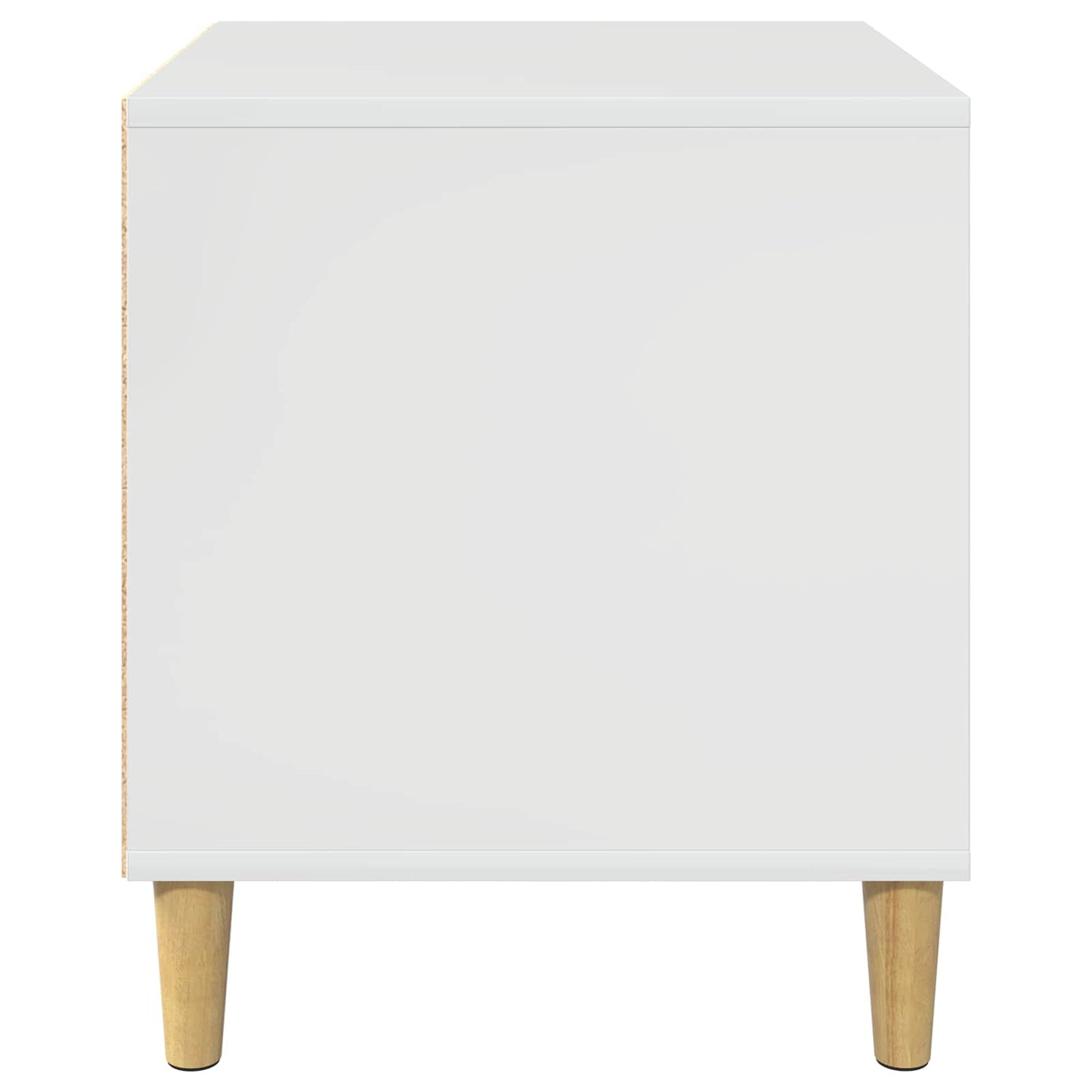 Dog House Gloss White 44 x 42 x 49 cm Engineered Wood