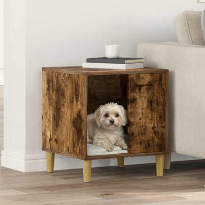 Dog House Smoked Oak 44 x 42 x 49 cm Engineered Wood