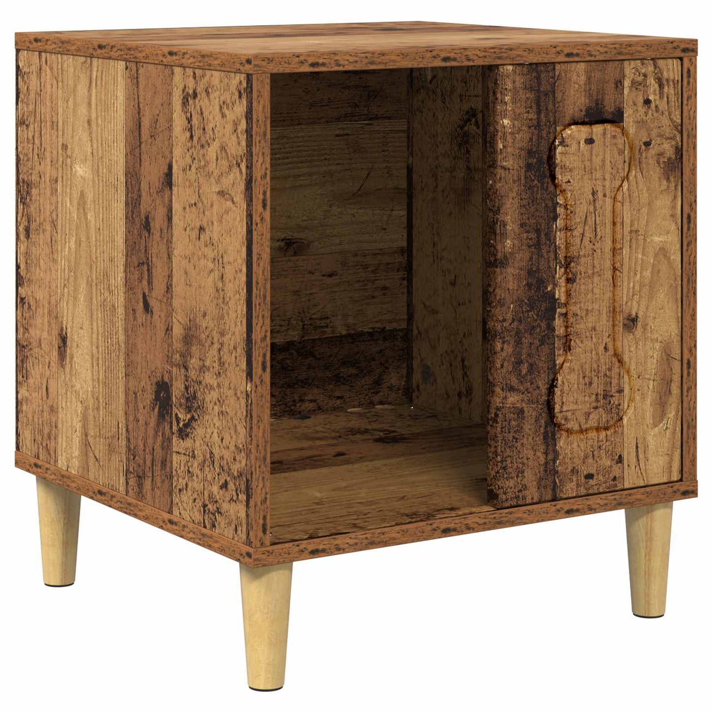 Dog House Old Wood 44 x 42 x 49 cm Engineered Wood