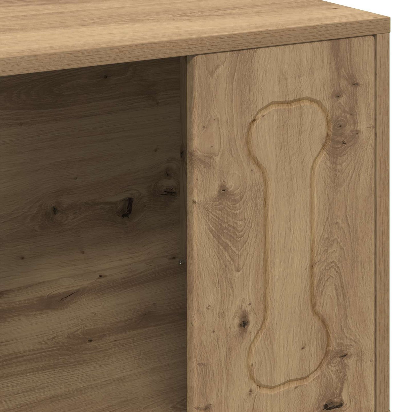 Dog House Artisian Oak 44 x 42 x 49 cm Engineered Wood