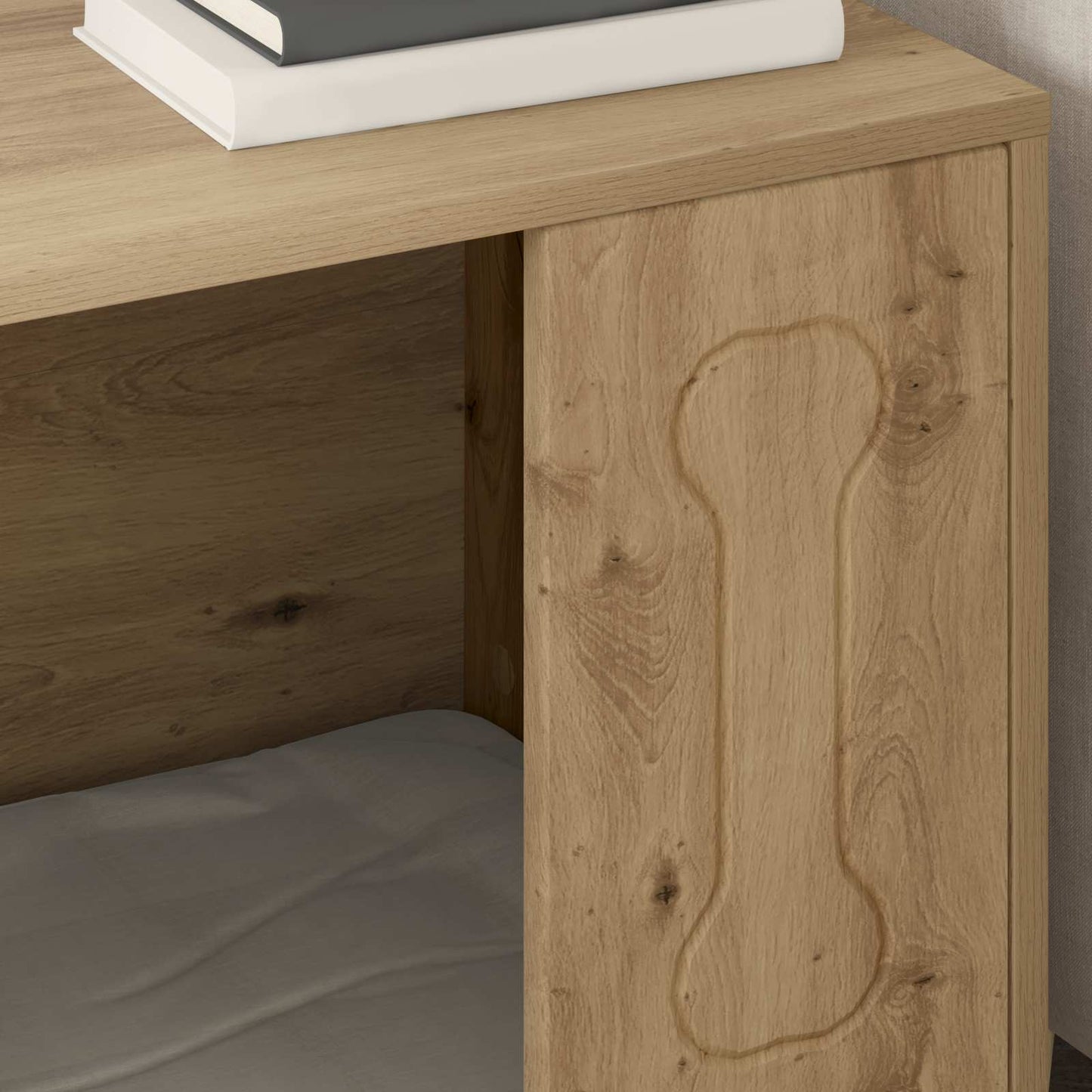 Dog House Artisian Oak 44 x 42 x 49 cm Engineered Wood