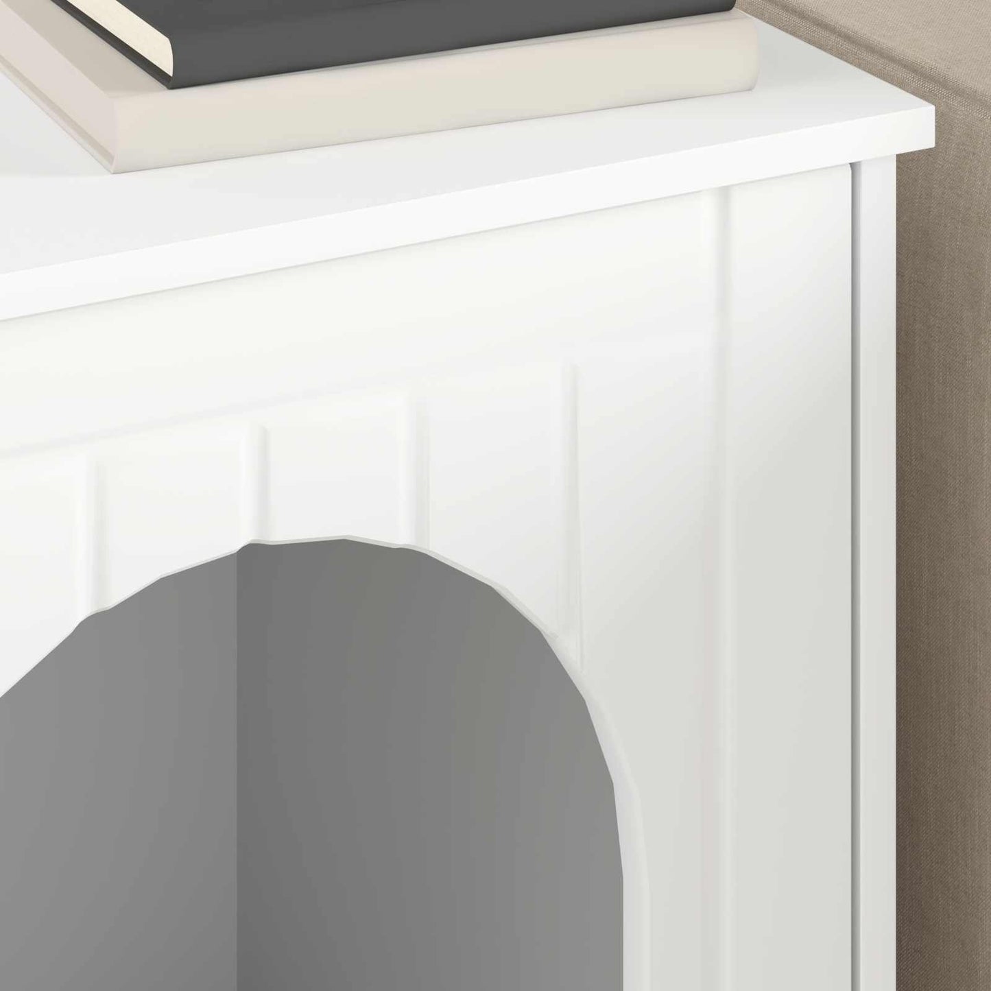Cat House White 53 x 52 x 62 cm Engineered Wood