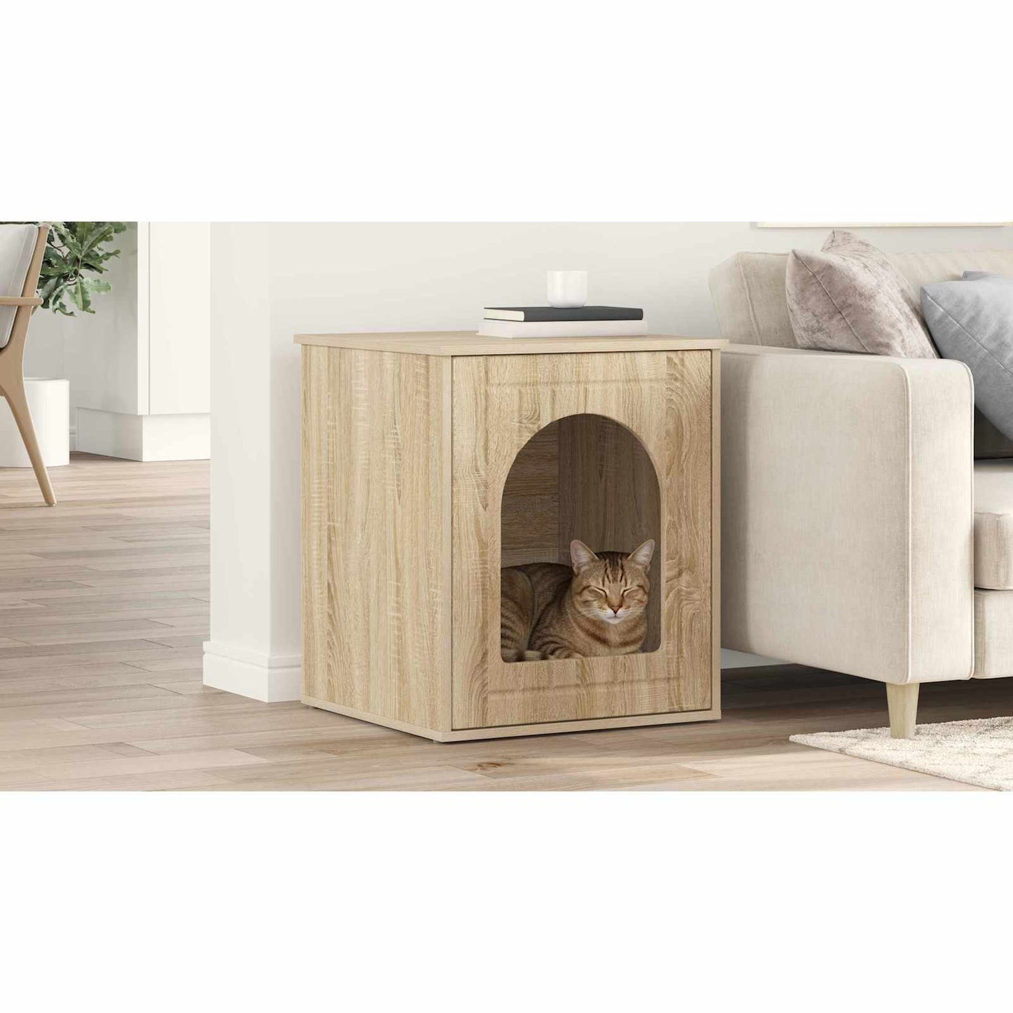 Cat House Sonoma 53 x 52 x 62 cm Engineered Wood