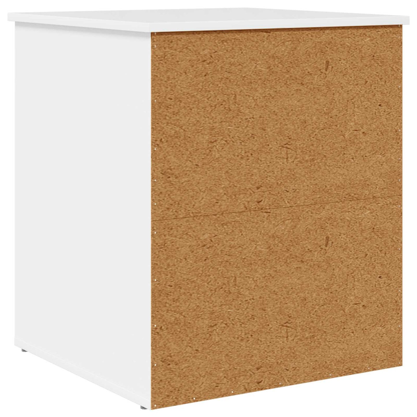 Cat House Gloss White 53 x 52 x 62 cm Engineered Wood