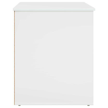 Cat House Gloss White 53 x 52 x 62 cm Engineered Wood