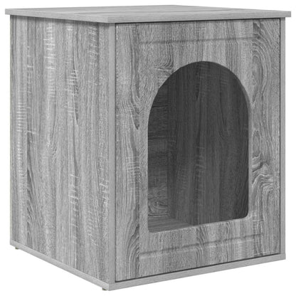 Cat House Grey Sonoma 53 x 52 x 62 cm Engineered Wood