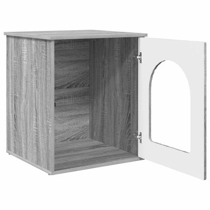 Cat House Grey Sonoma 53 x 52 x 62 cm Engineered Wood